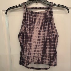 Kortni Jeane black tie dye swim top